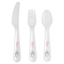 Personalised Baby Unicorn Plastic Cutlery